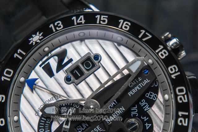 Ulysse Nardin手錶 航海世家 Black Toro萬年曆腕表 雅典萬年曆機械男表 雅典高端男士腕表  hds1280
